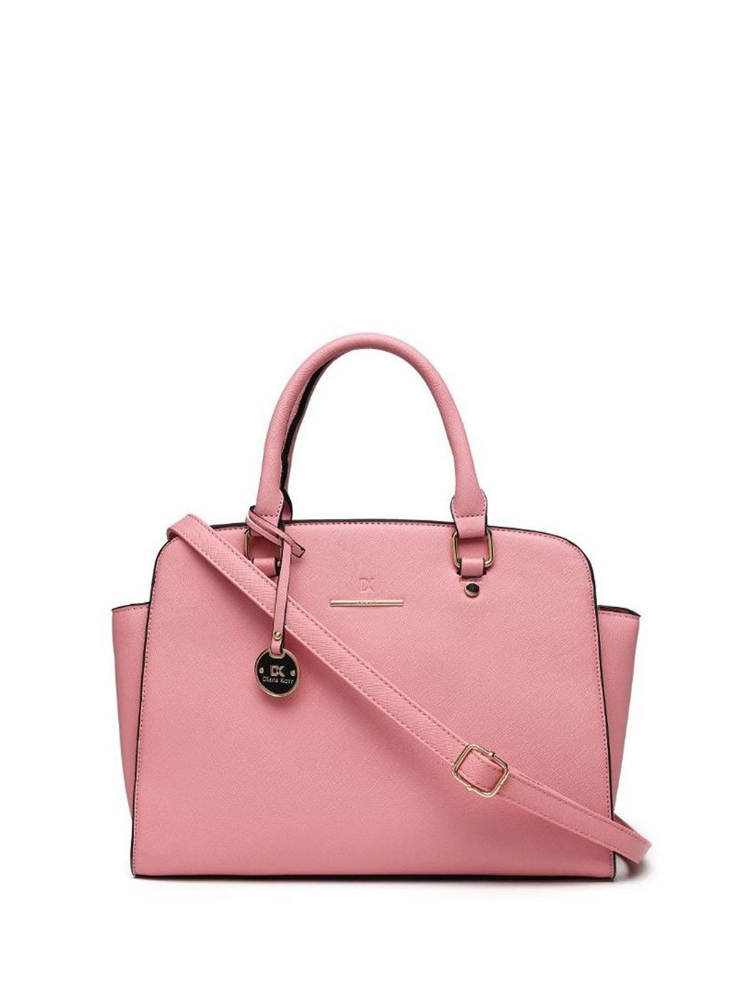 

Diana Korr Textured Structured Handheld Bag, Pink