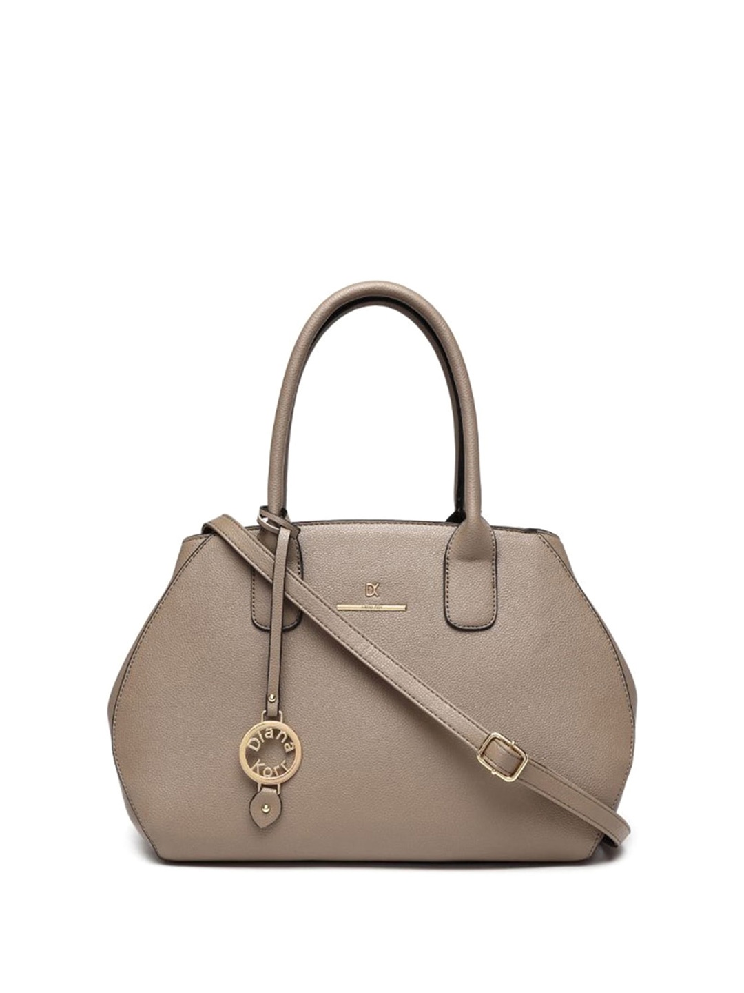 

Diana Korr Textured Structured Handheld Bag, Khaki