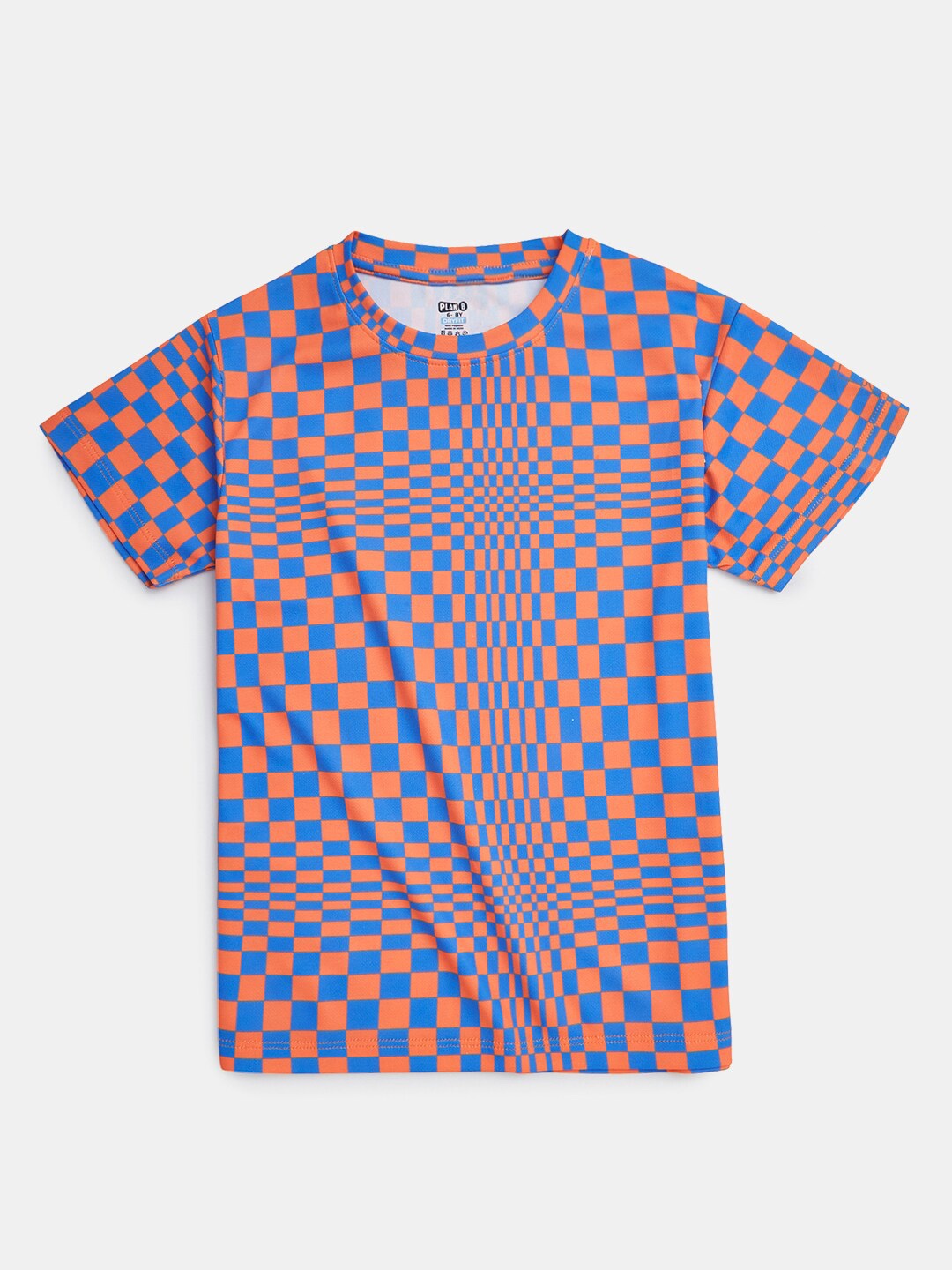 

You Got Plan B Boys Printed Round Neck Short Sleeves Regular Fit T-shirt, Orange