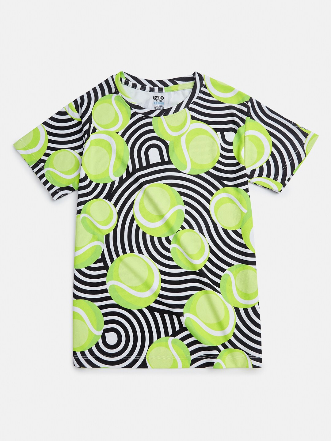 

You Got Plan B Boys Printed Round Neck Short Sleeves Regular Fit T-shirt, Green