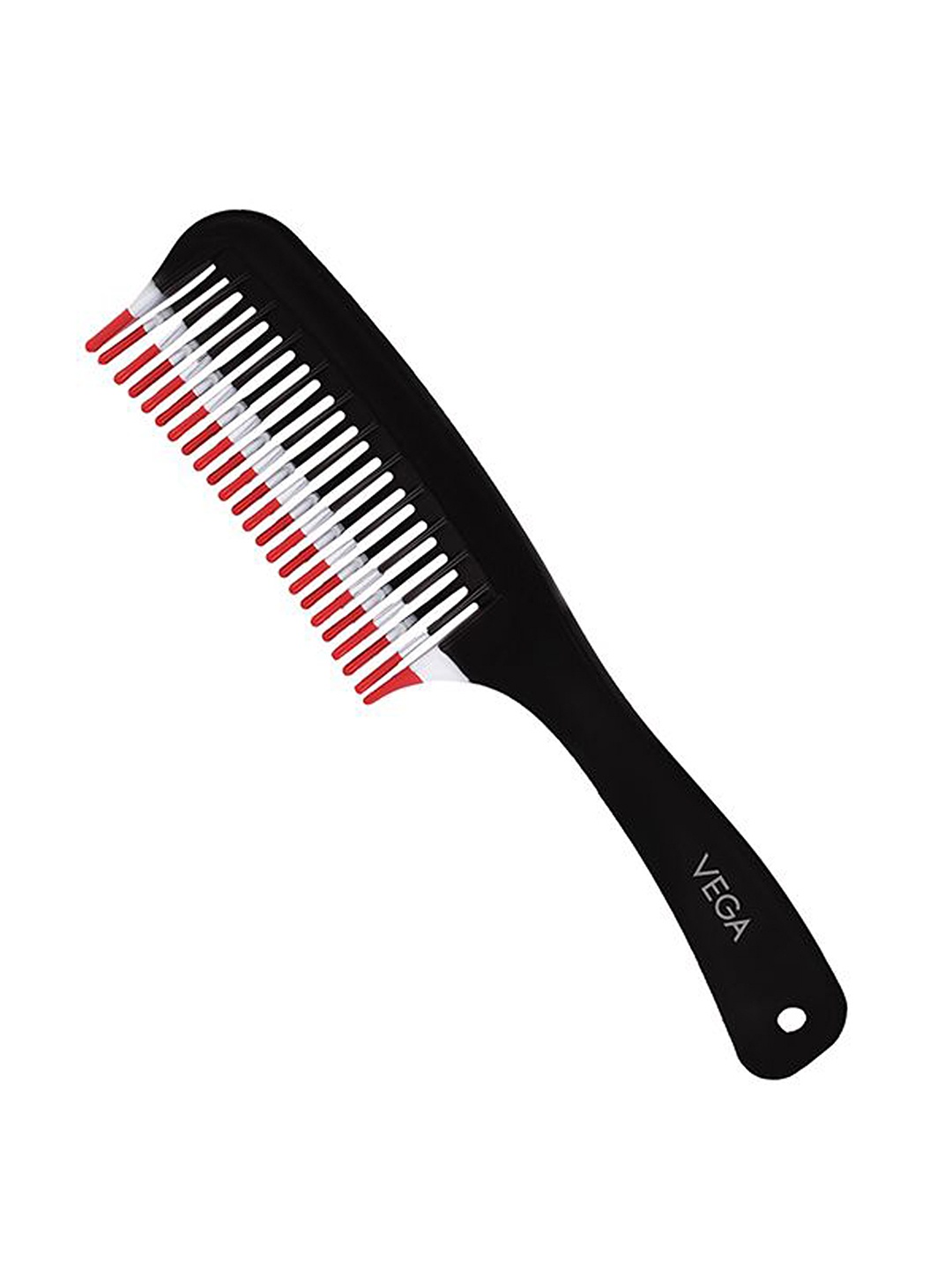 

VEGA Detangling Hair Comb with 2 Row Teeth, Black