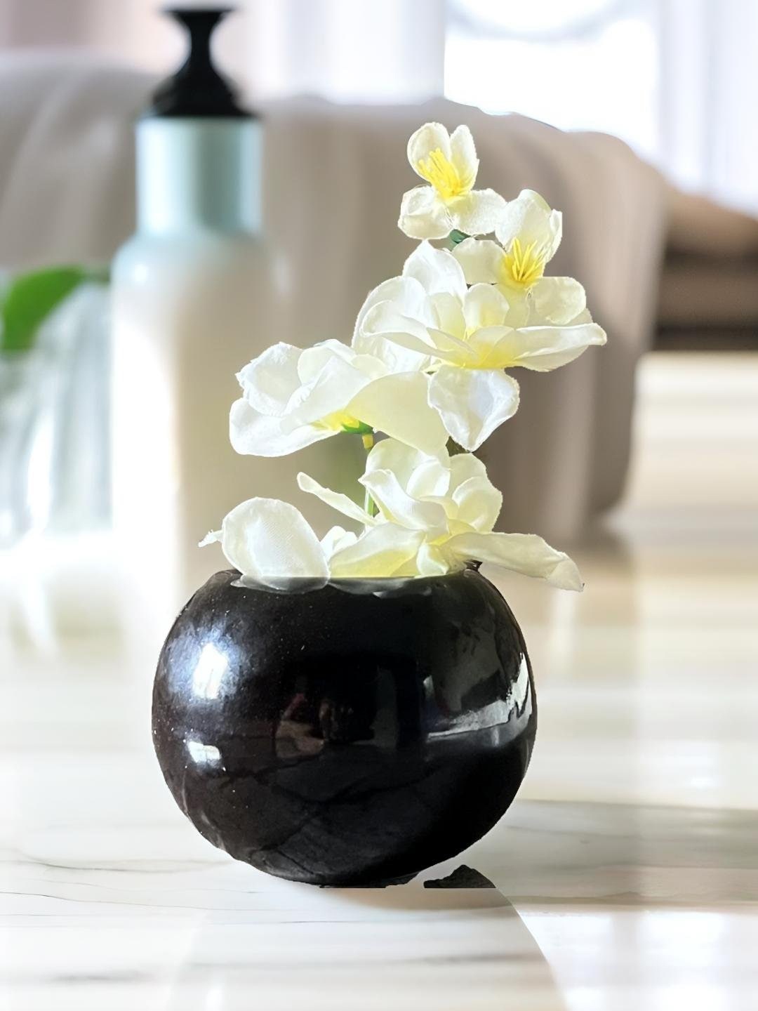 

Akaar Black White Orchid Artificial Flower