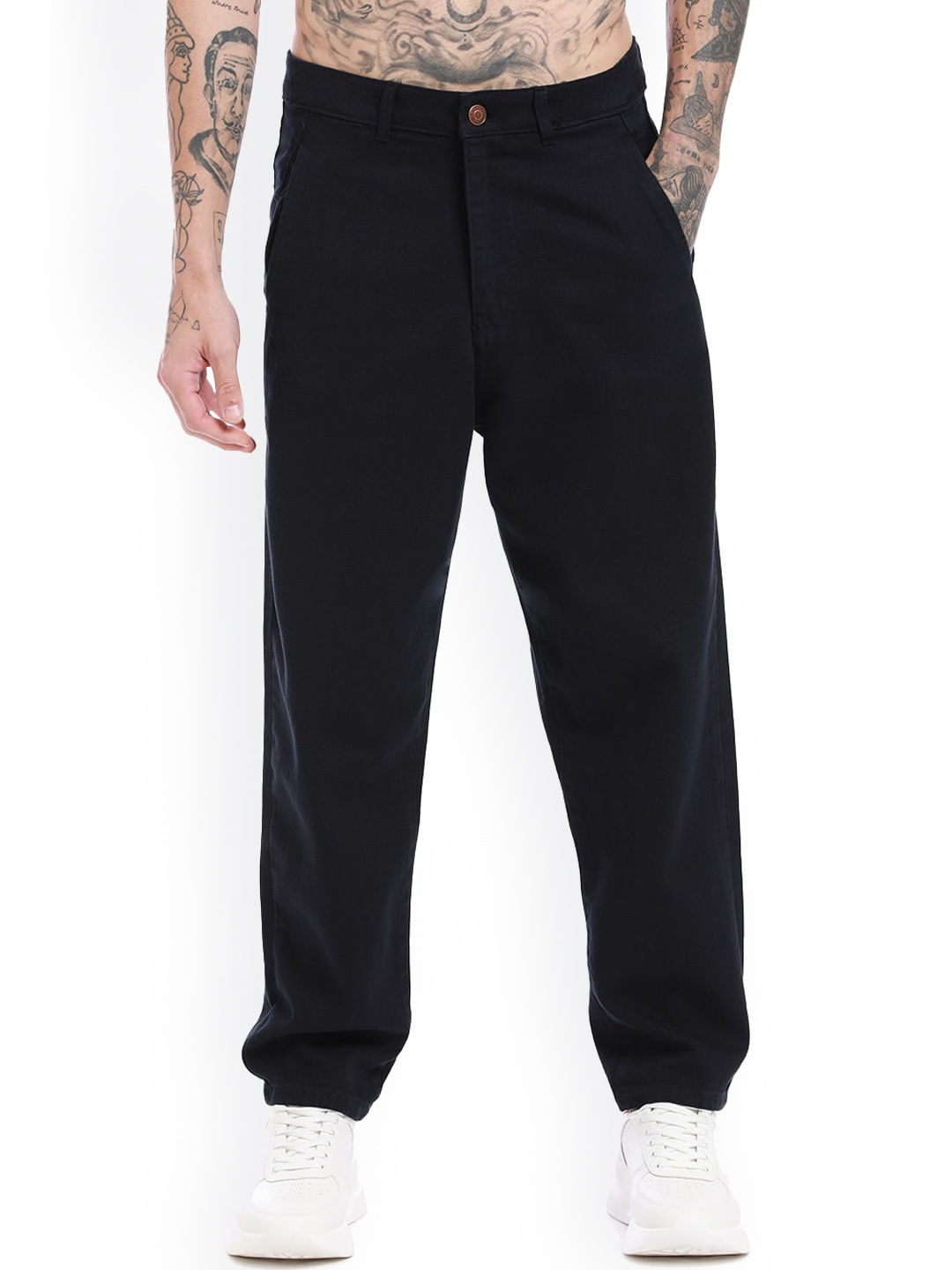 

Banana Club Men Mid Rise Clean Look Cotton Jeans, Blue