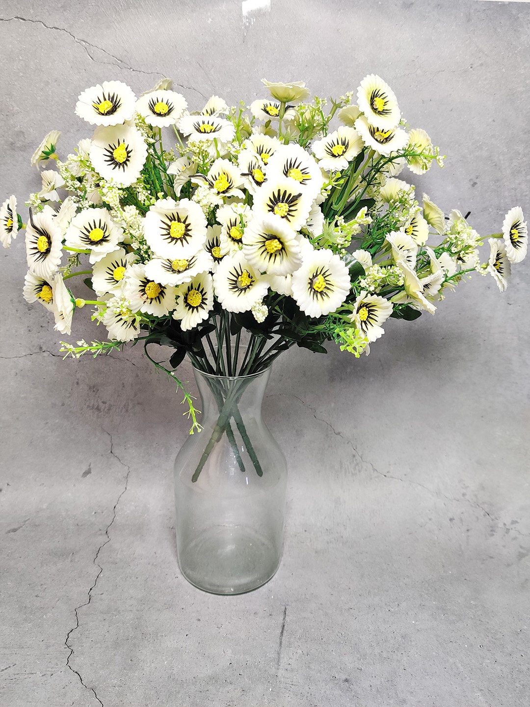 

ARTSY White 2 Pieces Artificial Poppy Flowers