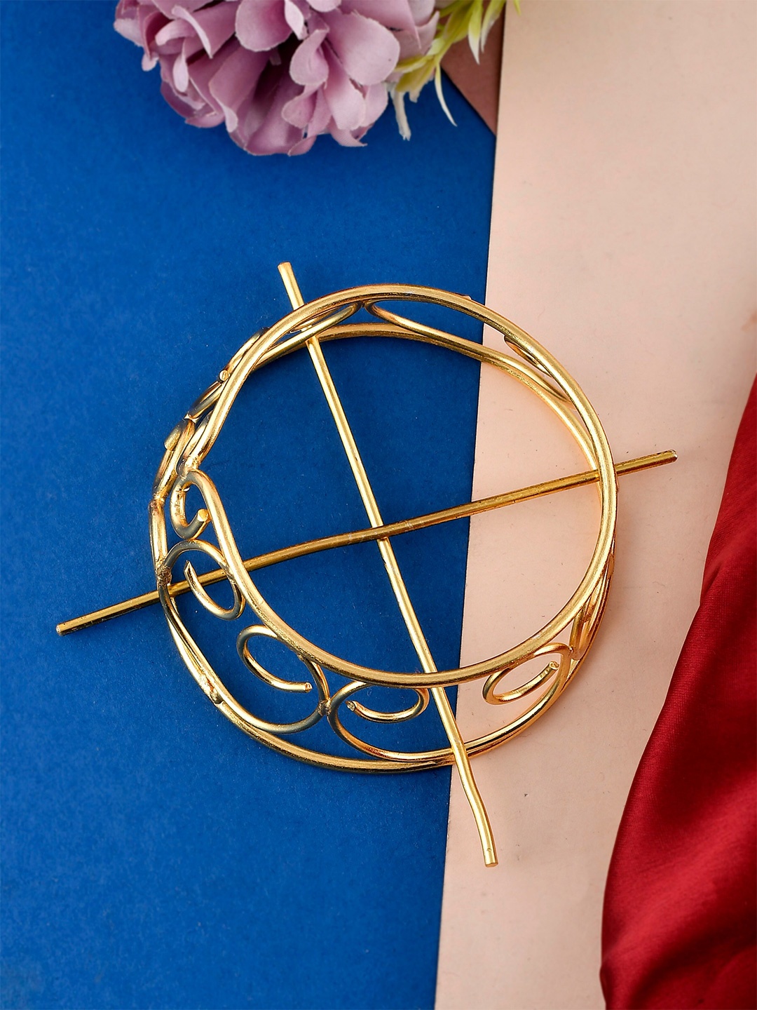 

Silvermerc Designs Bumpit Hair Pin, Gold