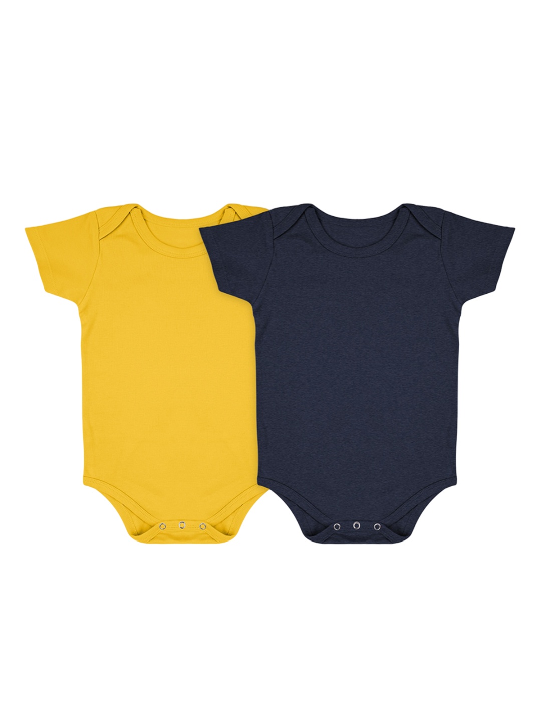 

Moms Home Infants Pack of 2 Organic Cotton Bodysuit, Navy blue