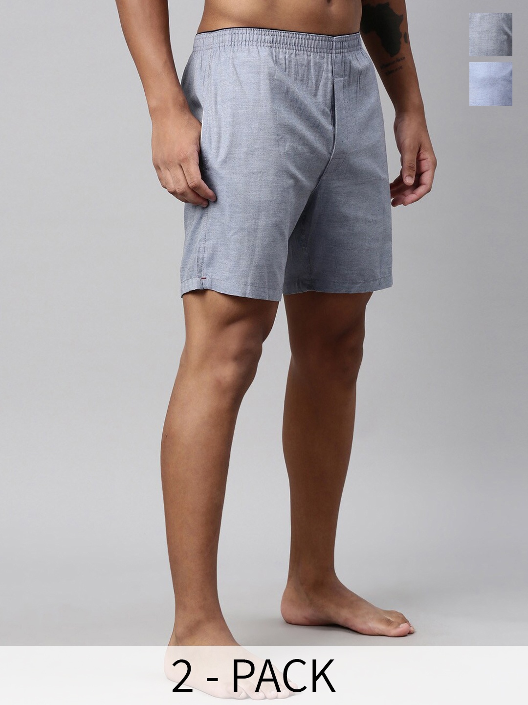 

Levis Pack Of 2 Pure Cotton Boxers 11870954-1-12027372, Blue