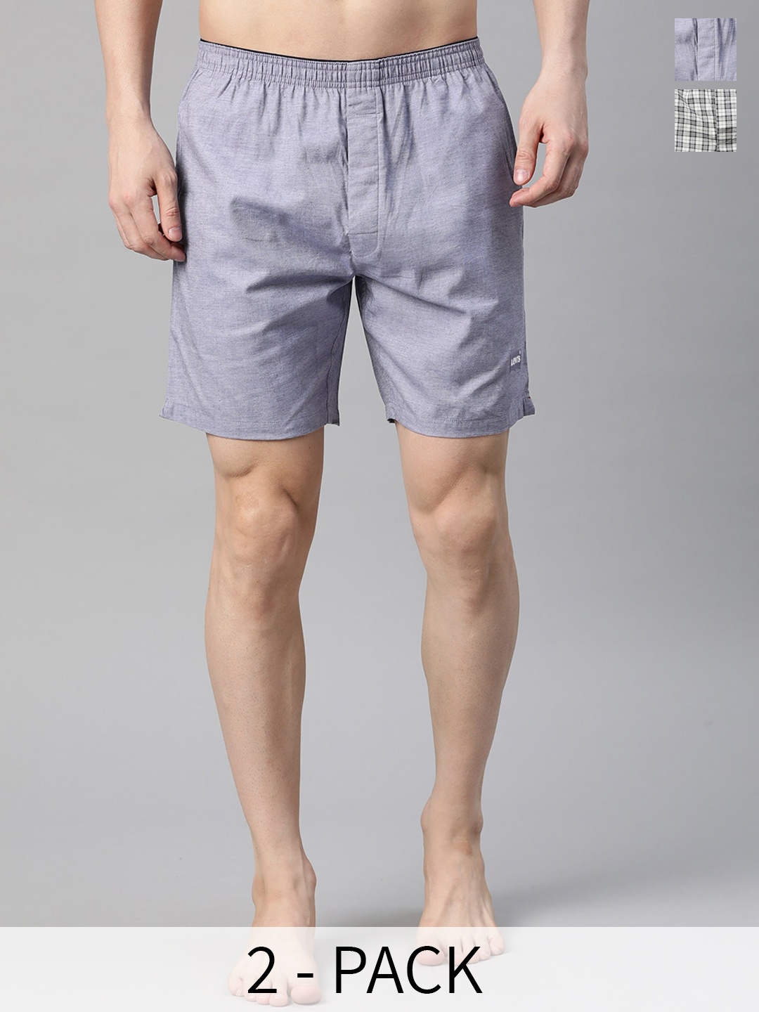 

Levis Pack Of 2 Assorted Pure Cotton Boxers 14451144-1-11933046