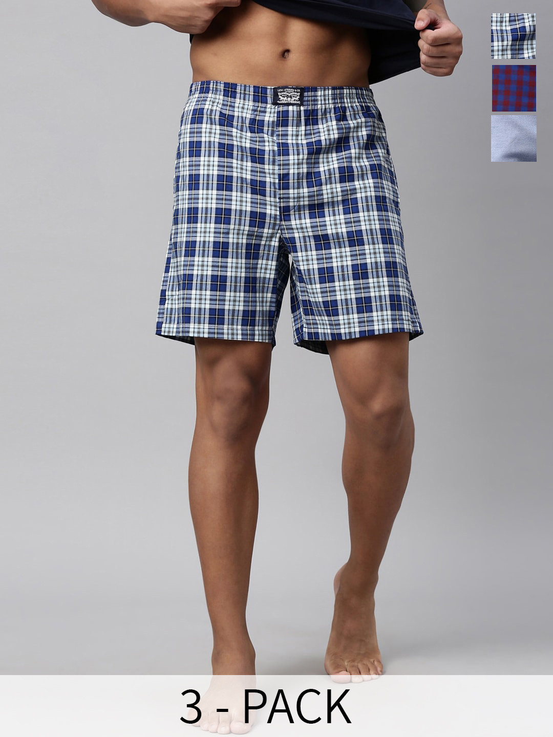 

Levis Pack Of 3 Assorted Pure Cotton Boxers 18797588-1-11870954
