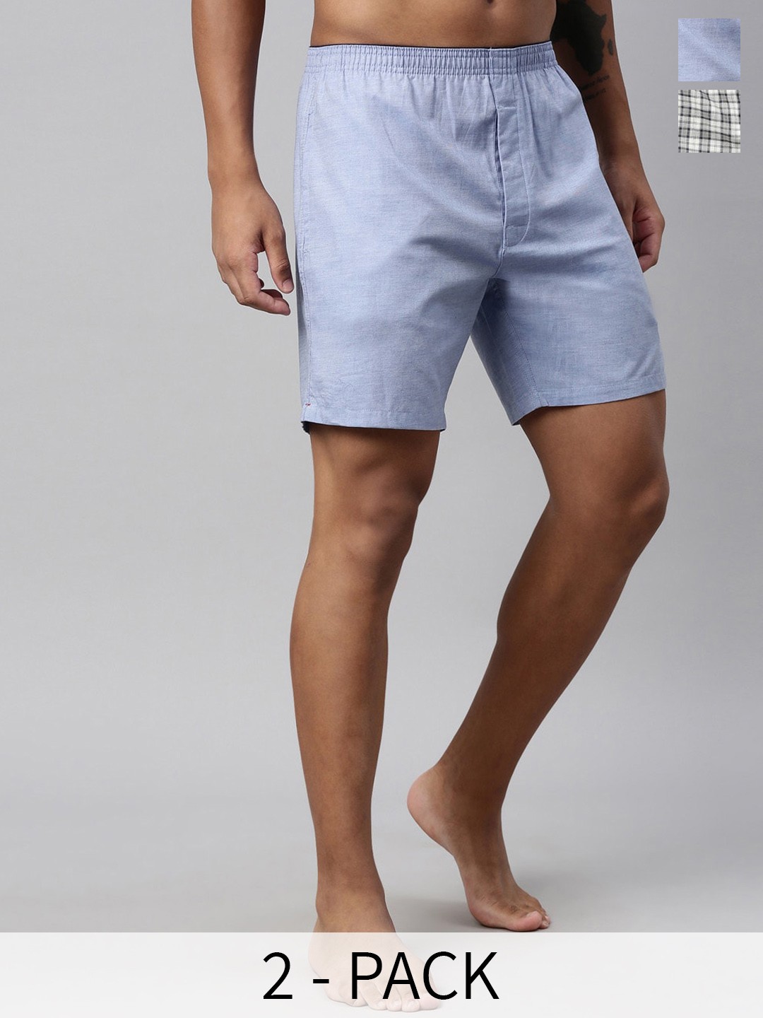 

Levis Pack Of 2 Pure Cotton Boxers 11870954-1-11933046, Blue