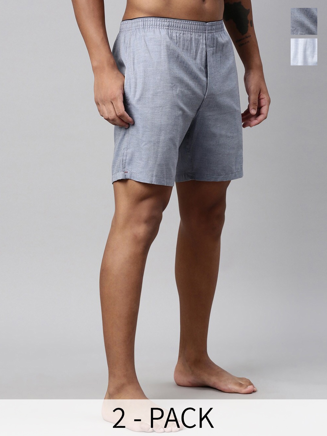 

Levis Pack Of 2 Pure Cotton Boxers 12027372-1-11870952, Blue