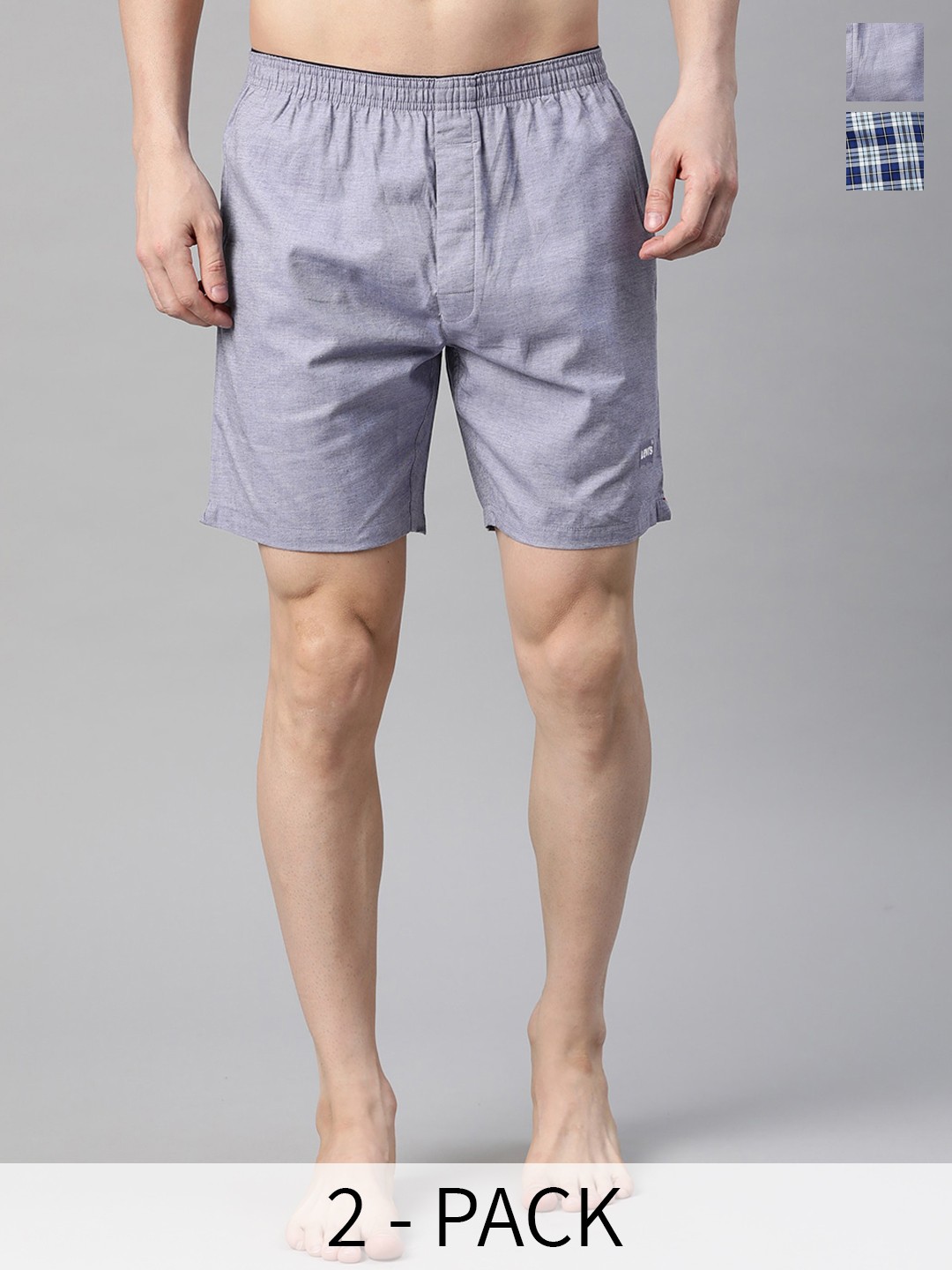 

Levis Pack Of 2 Pure Cotton Boxers 14451144-1-11933052, Assorted