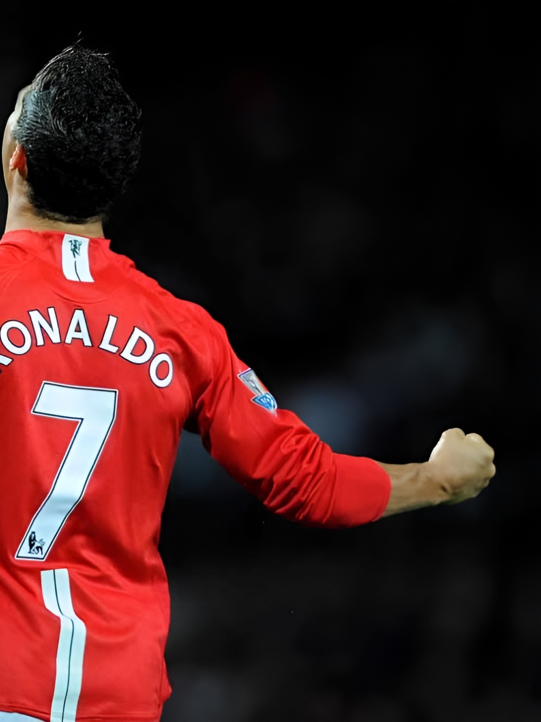 

British Terminal Red & Black Ronaldo Jersey Printed Waterproof Wall Poster