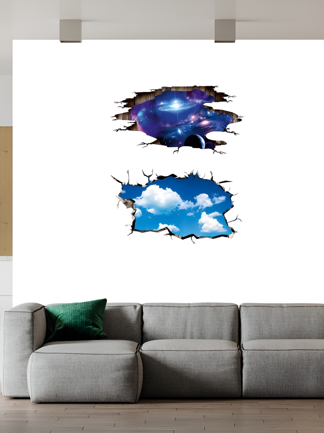 

British Terminal Blue & White Printed High Quality Fully Waterproof Vinyl Sticker Poster