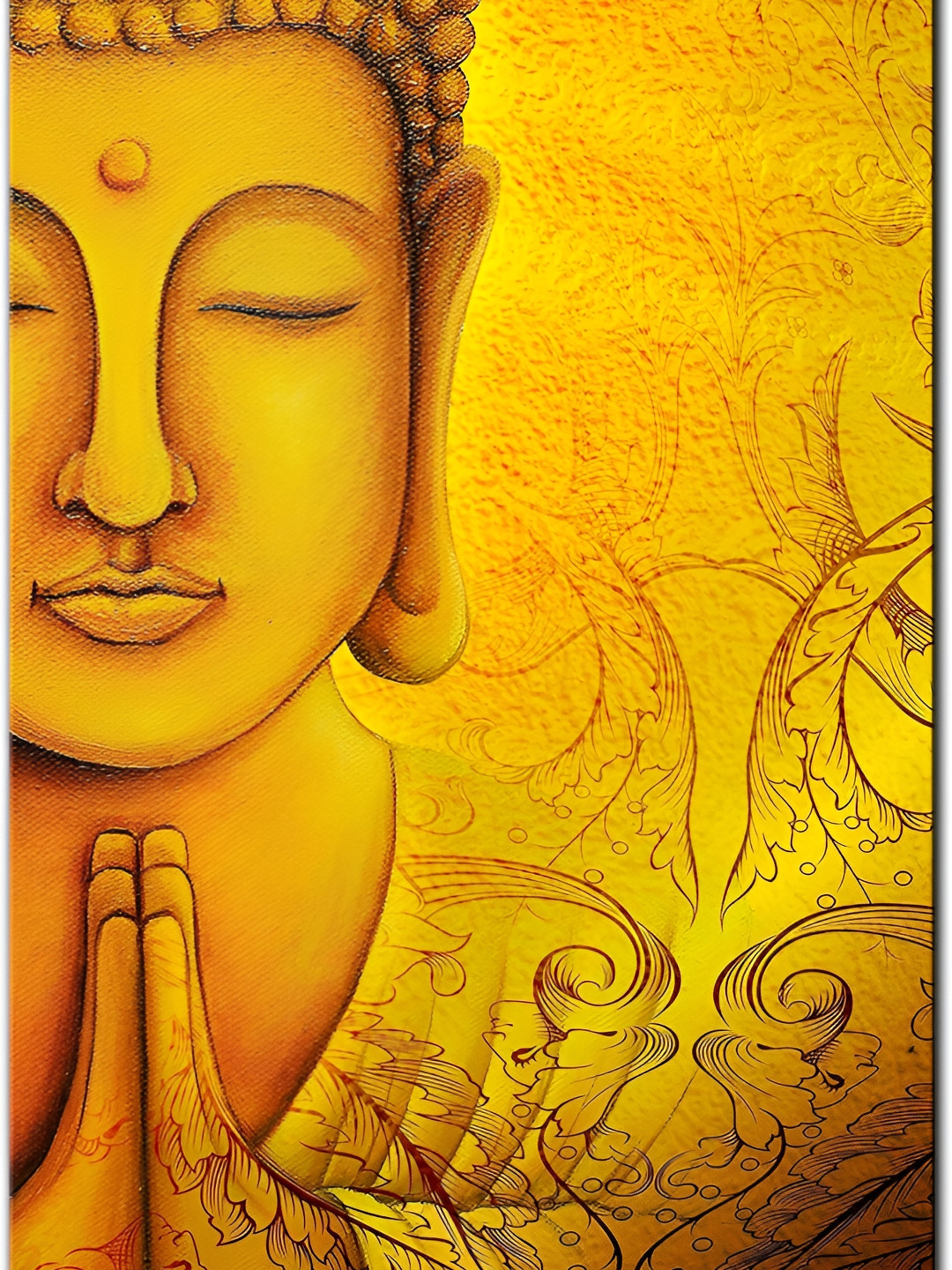

British Terminal Yellow & Brown High Quality Religious Printed Wall Poster
