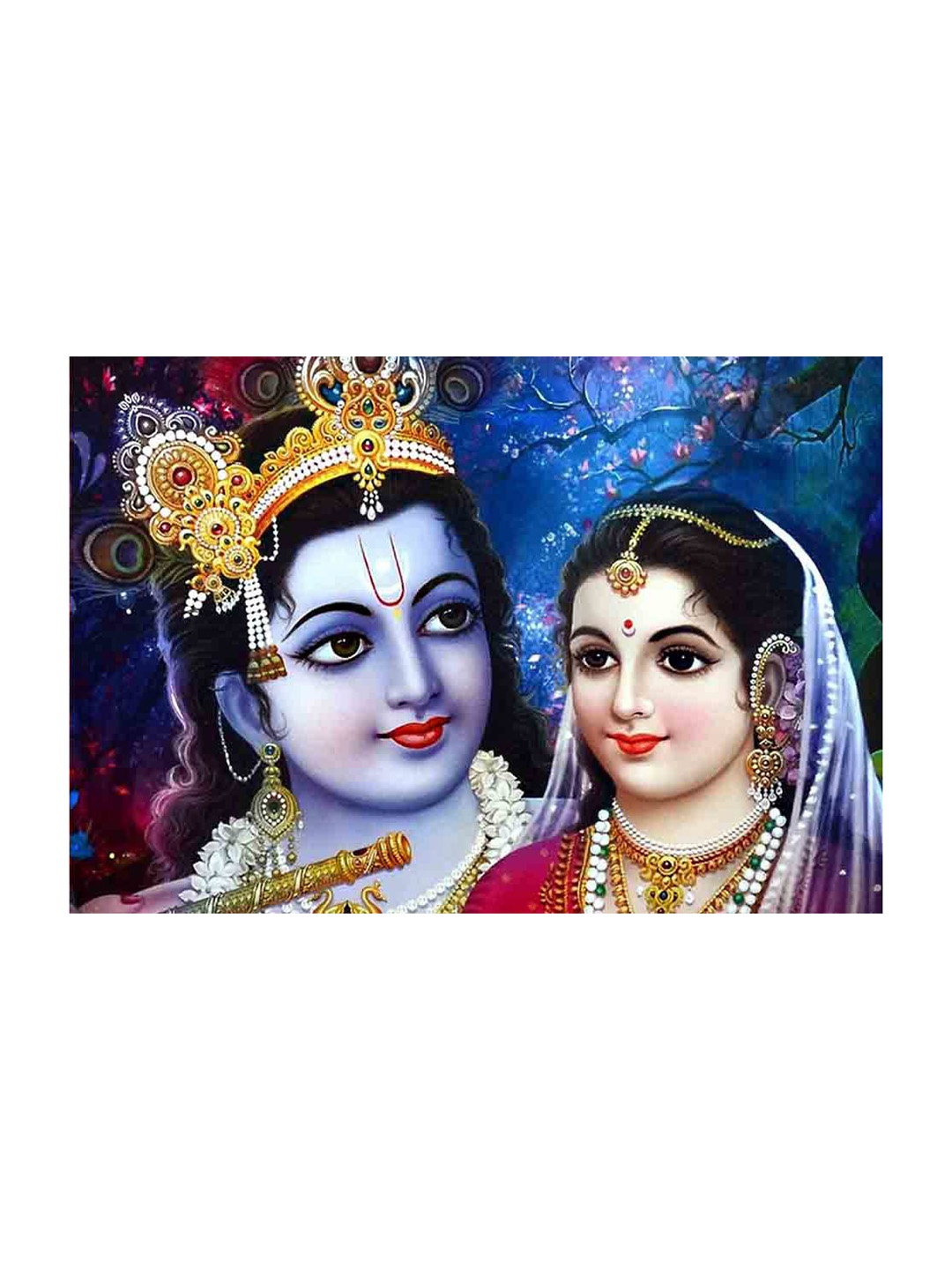 

British Terminal Blue & White Religious Painting Wall Sticker