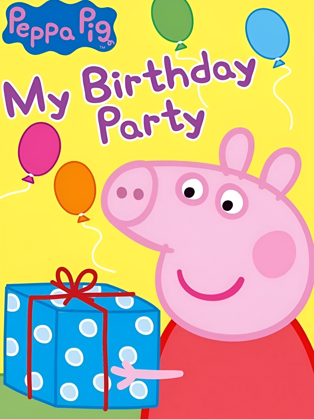 

British Terminal Yellow & Pink Peppa Pig Printed Waterproof Sticker Wall Poster