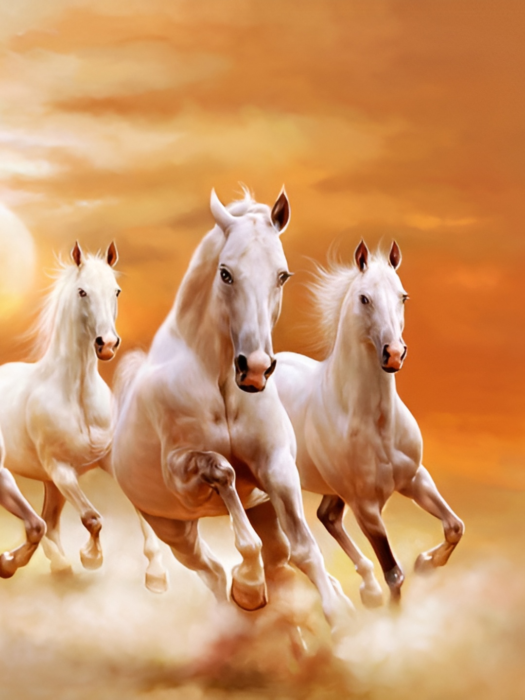 

British Terminal White & Orange Animal Wall Poster