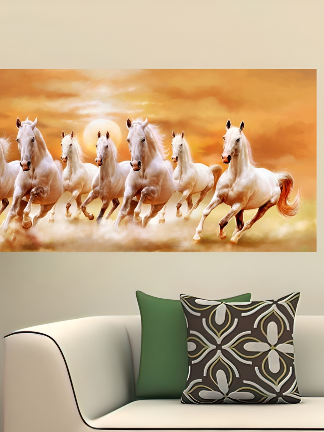 

British Terminal Beige & White Animals Paper Wall Poster