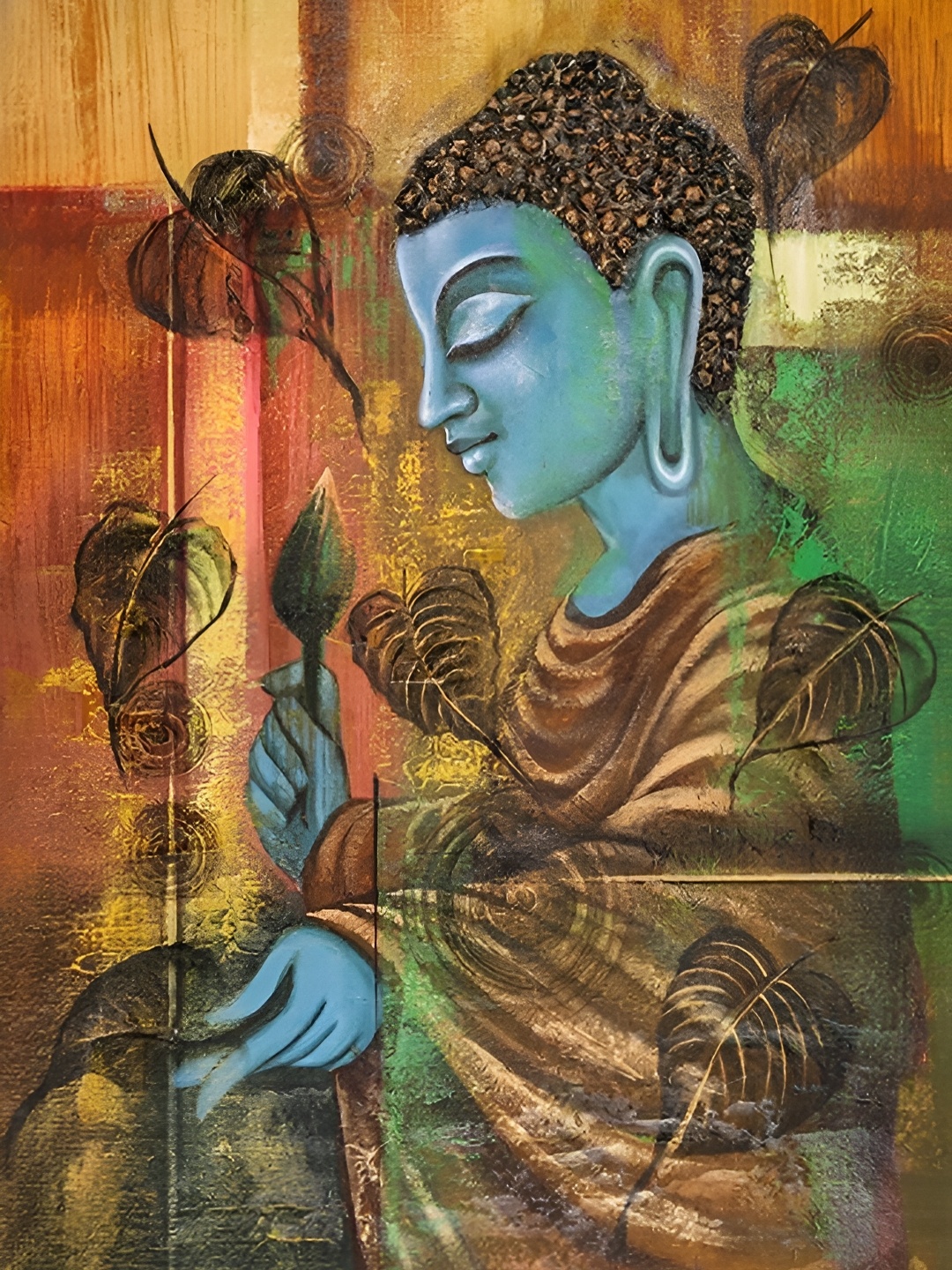

British Terminal Blue & Black Religious Wall Poster