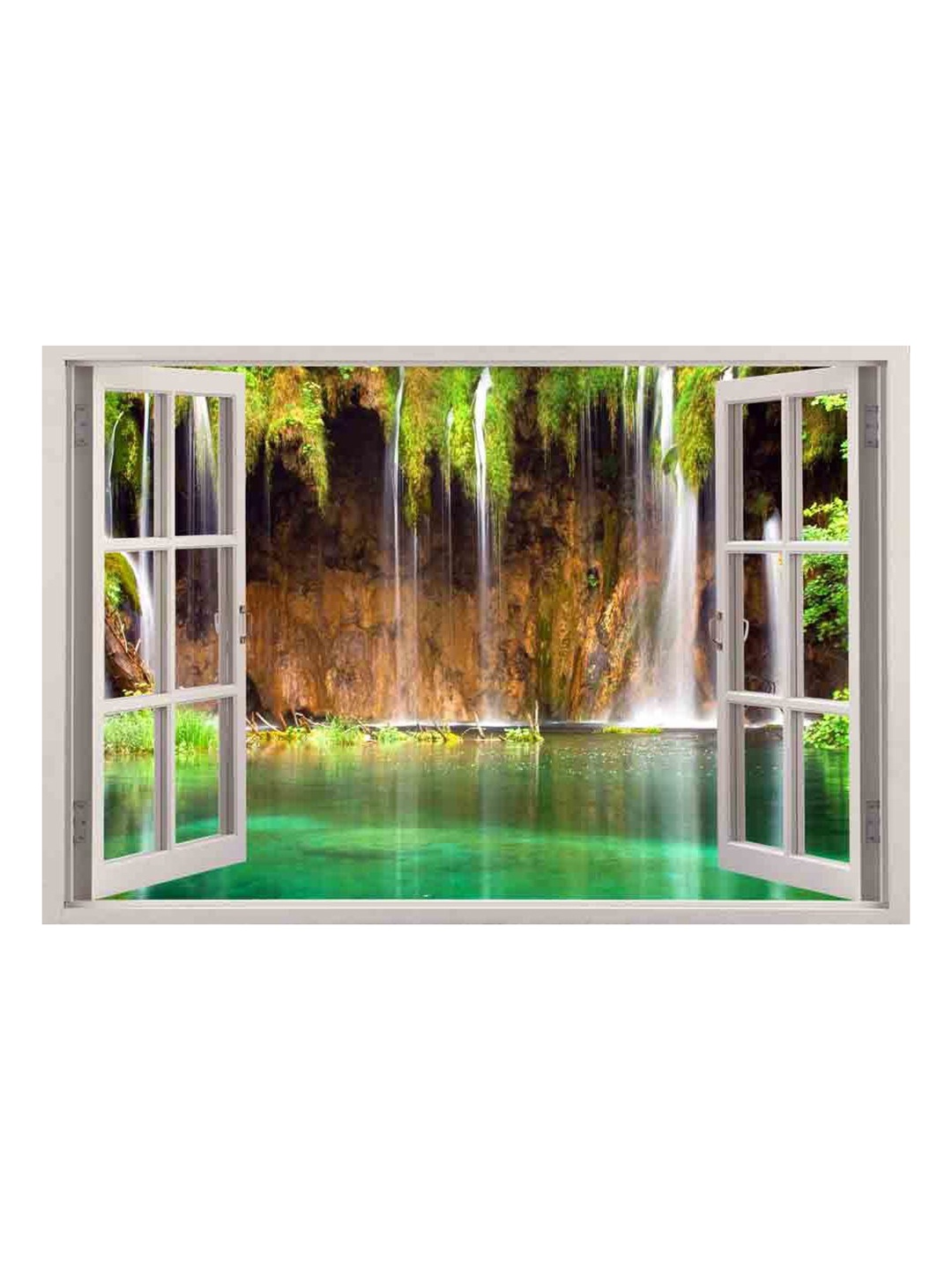 

British Terminal White & Green Printed High Quality Fully Waterproof Sticker Poster