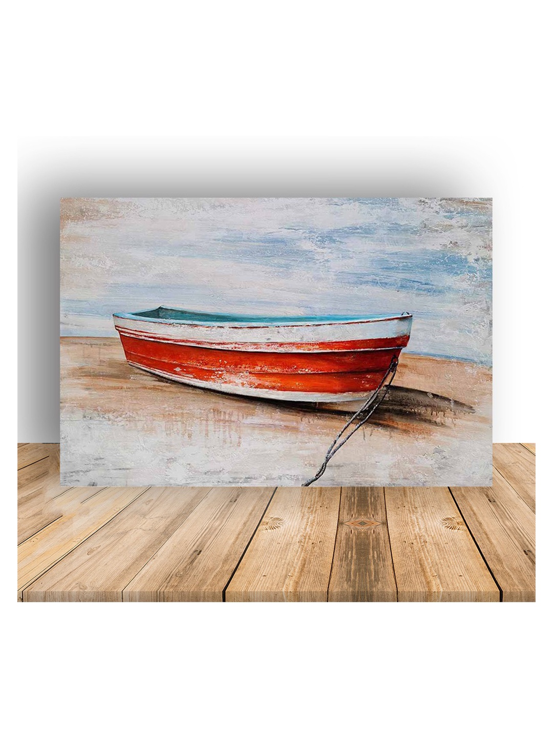 

British Terminal Blue & Red Boat Wall Sticker