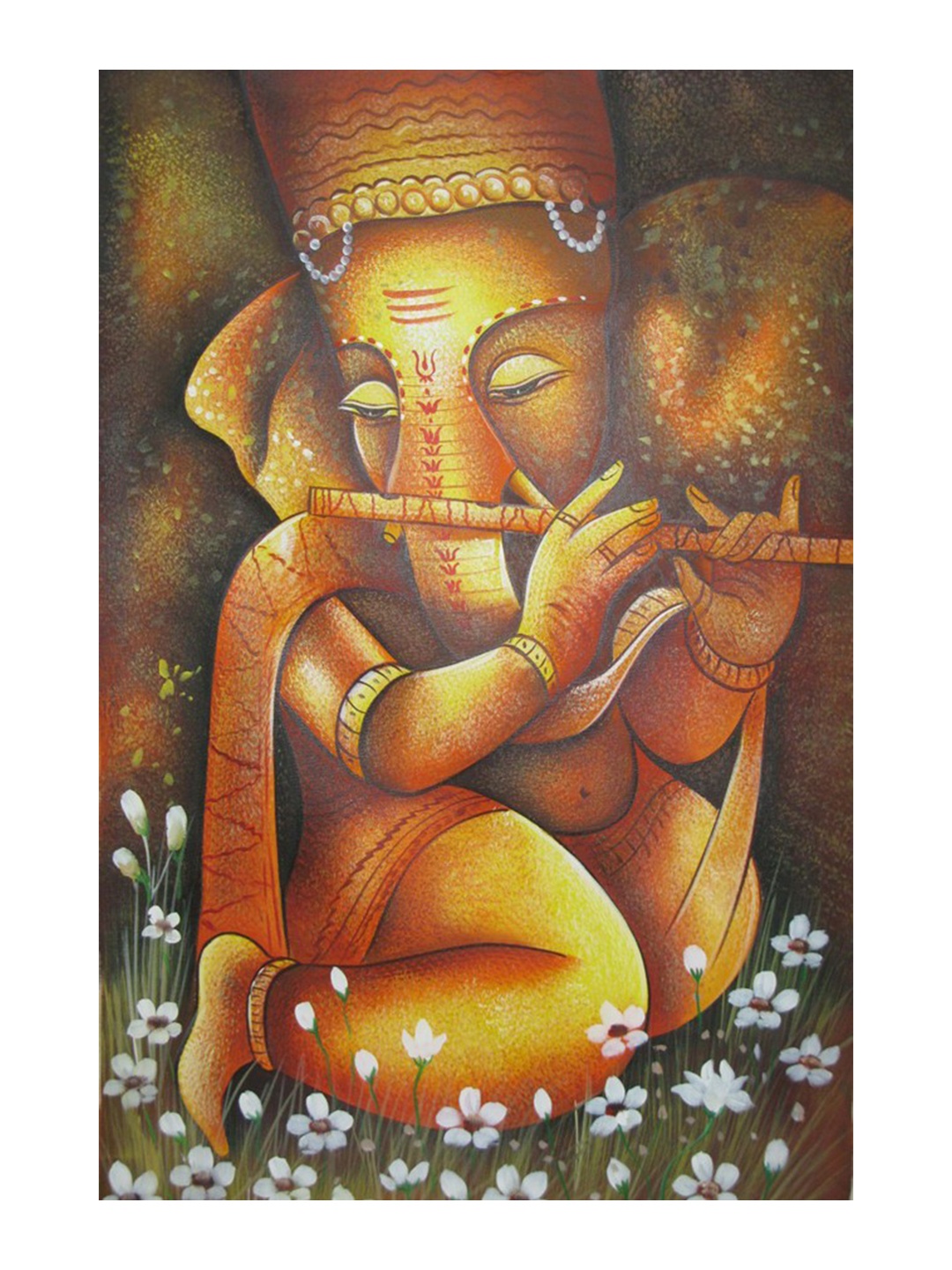 

British Terminal Brown & White Paper Religious Paintings Wall Art
