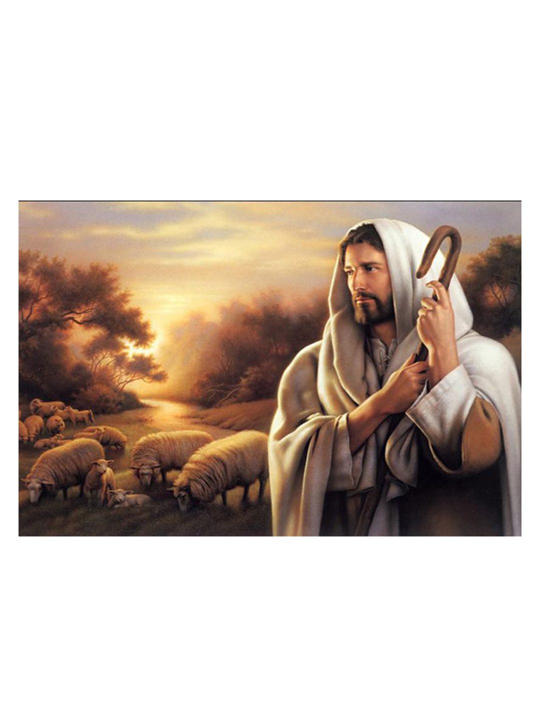

British Terminal White & Brown Religious Wall Poster
