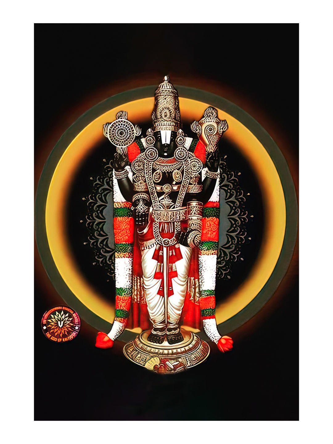 

British Terminal Black & Red Religious Wall Poster