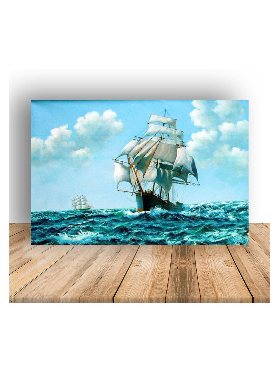 

British Terminal Blue & White Paper Abstract Wall Poster