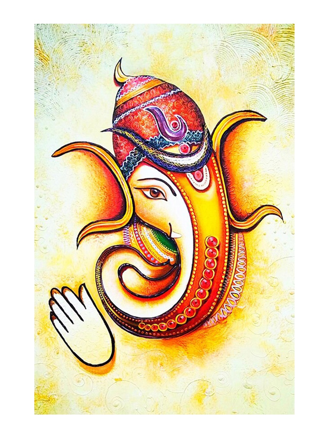 

British Terminal Orange & Blue Religious Printed Wall Poster