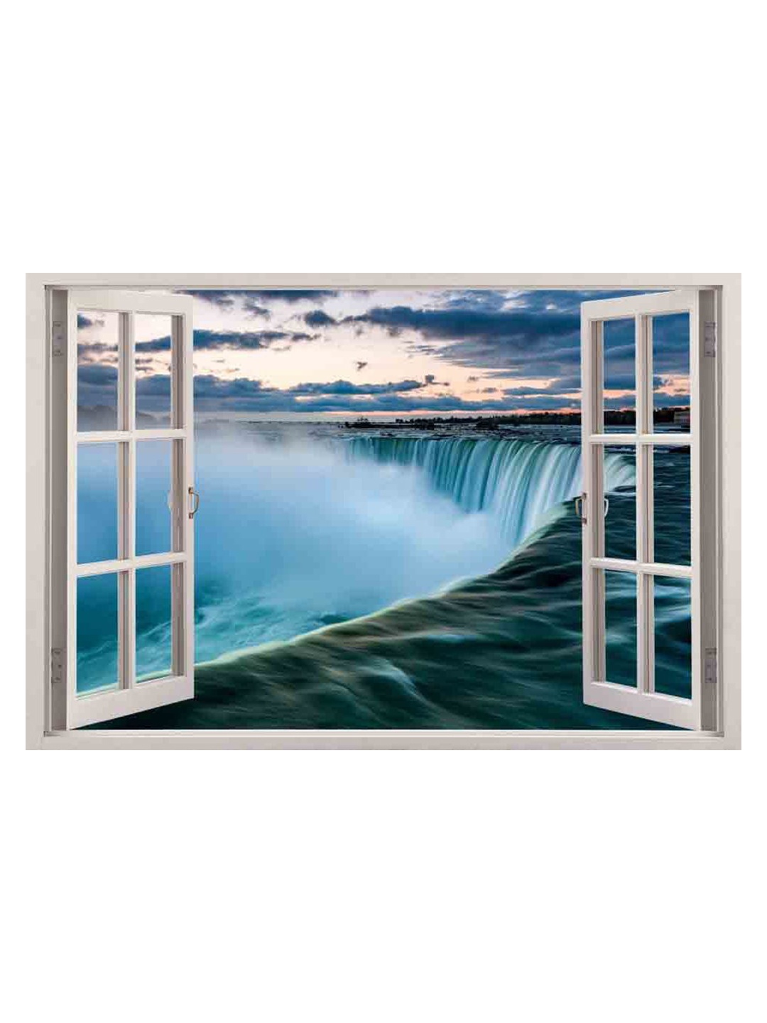 

British Terminal Blue Scenery Printed Wall Poster
