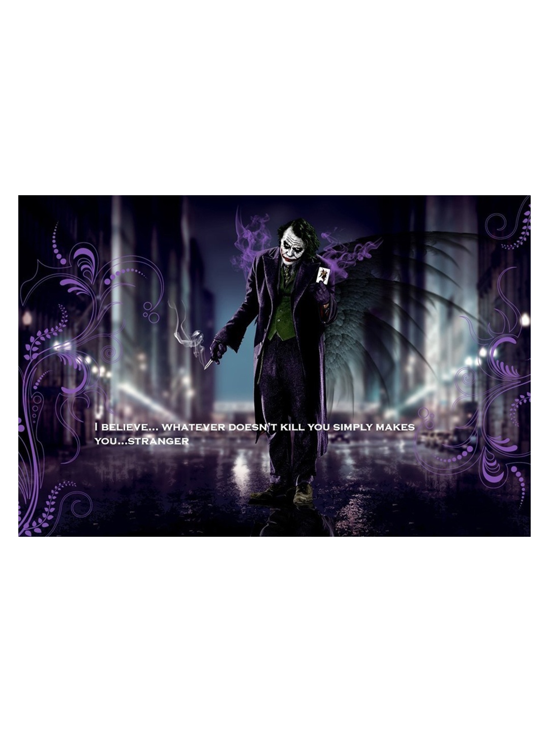 

British Terminal Black & Purple Paper Wall Poster