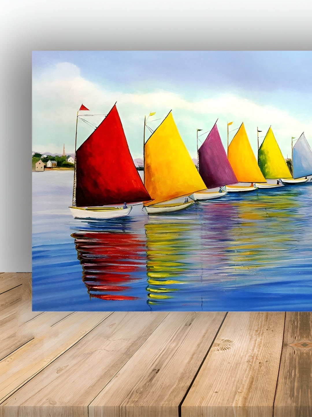 

British Terminal Blue & Yellow Printed Wall Sticker