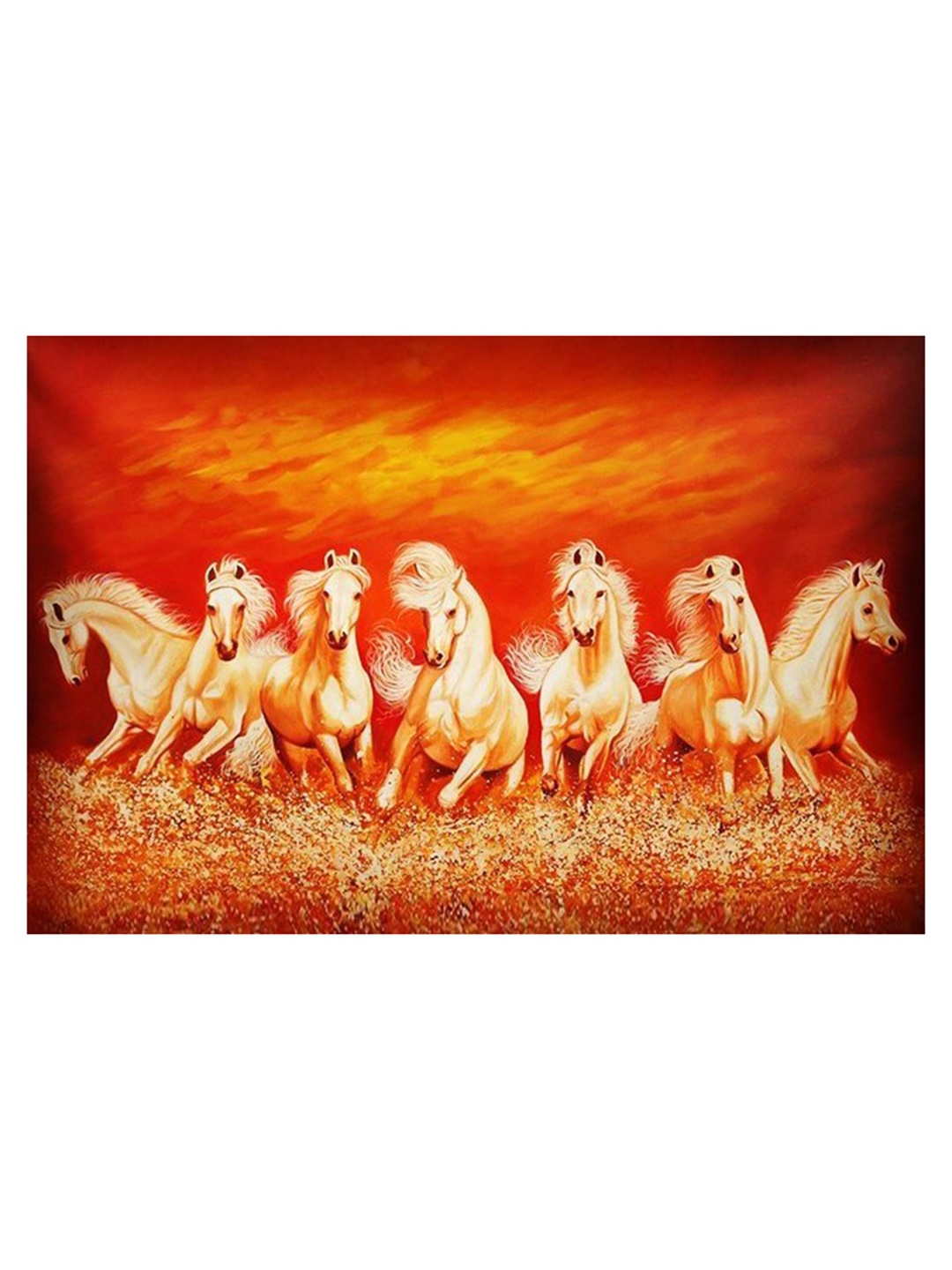 

British Terminal Orange & Beige Printed Waterproof Wall Poster