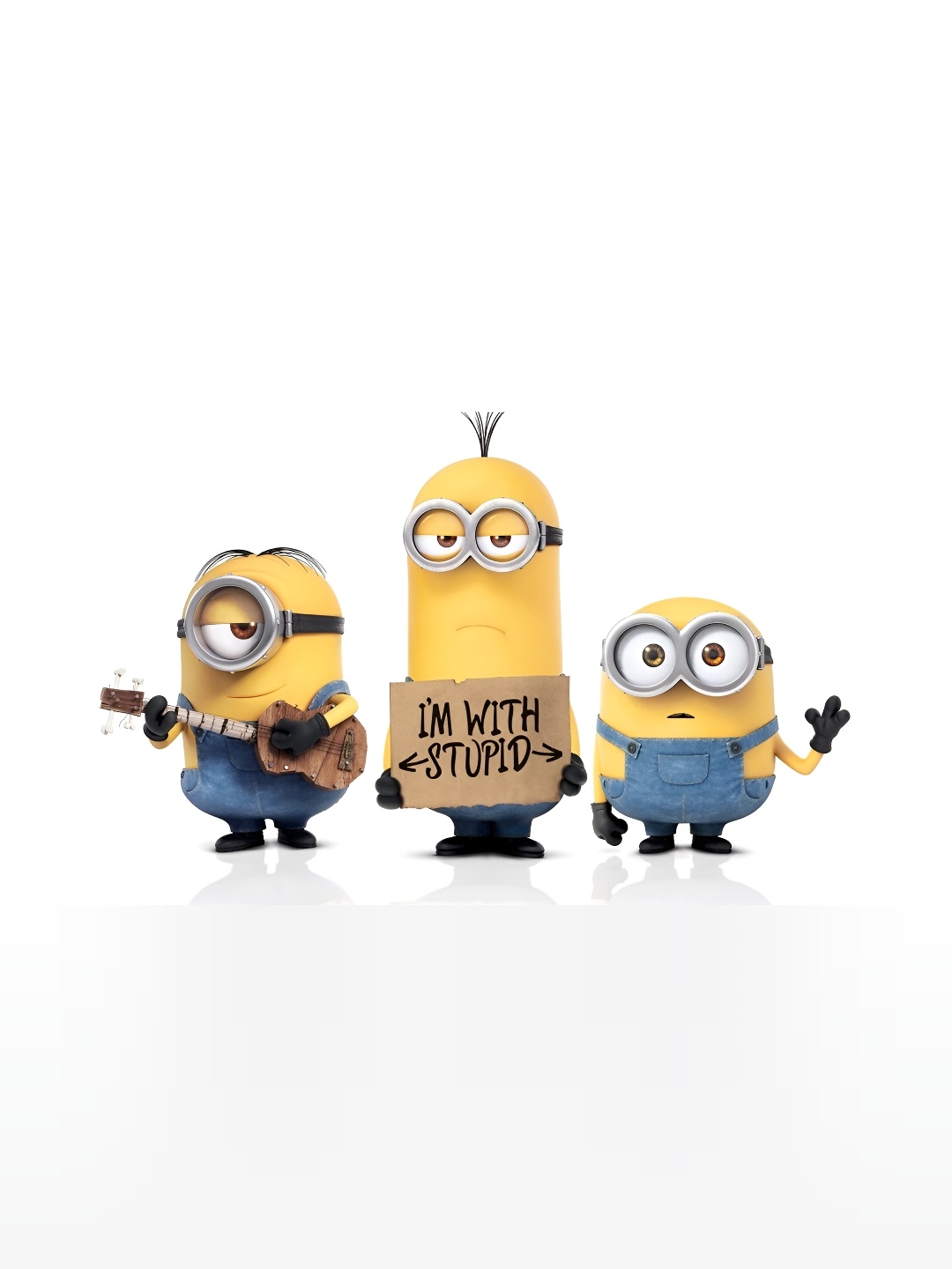 

British Terminal Yellow & Blue Cartoon Characters Printed wall Sticker