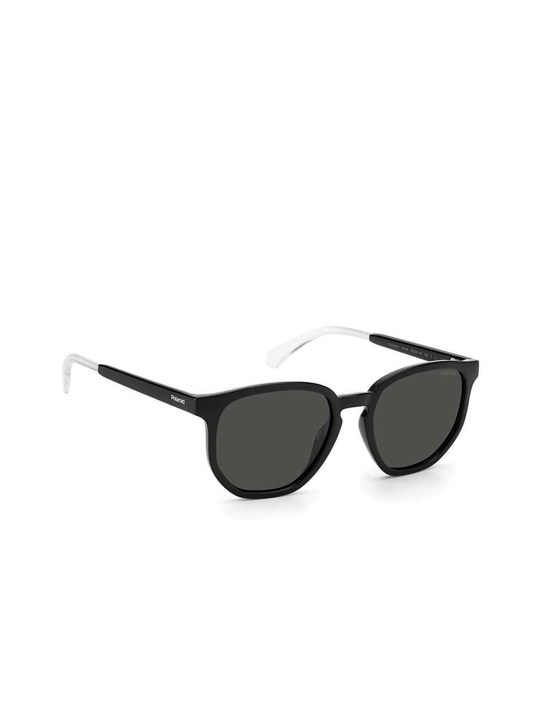 

Polaroid Men Square Sunglasses With UV Protected Lens 20338980753M9, Grey
