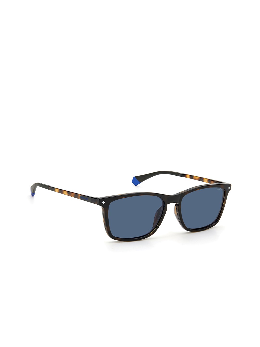 

Polaroid Men Rectangle Sunglasses With UV Protected Lens 20351708654C3, Blue