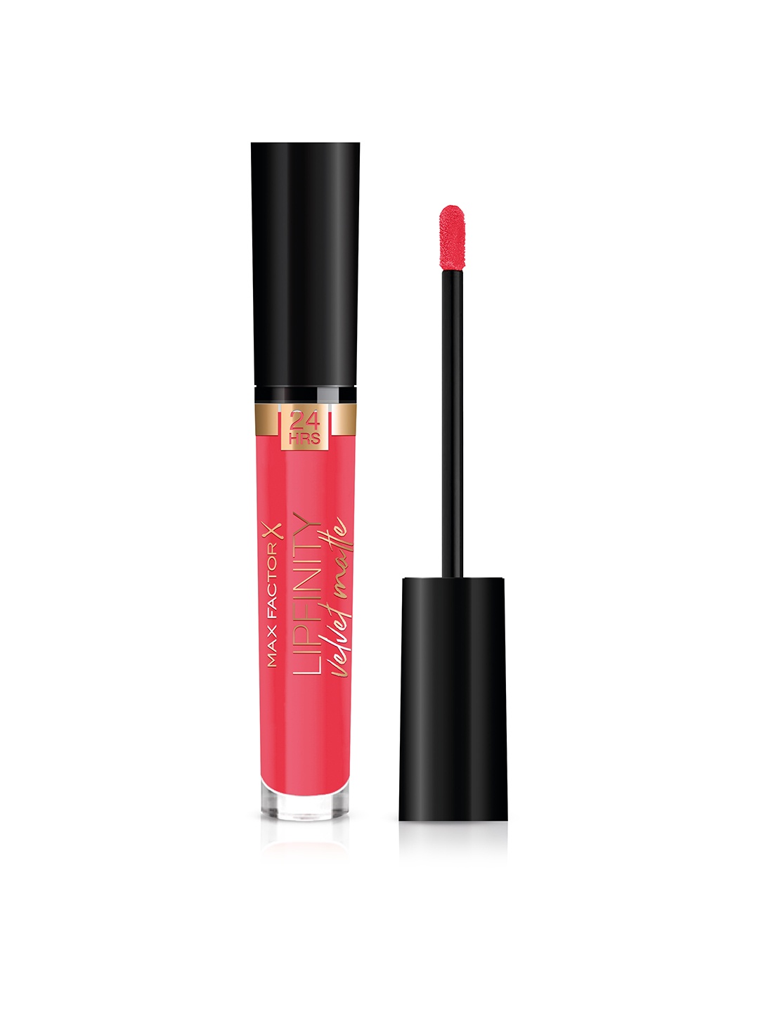 

Max Factor Lipfinity Velvet Matte Liquid Lipstick 3.5ml - Red Luxury 025, Coral