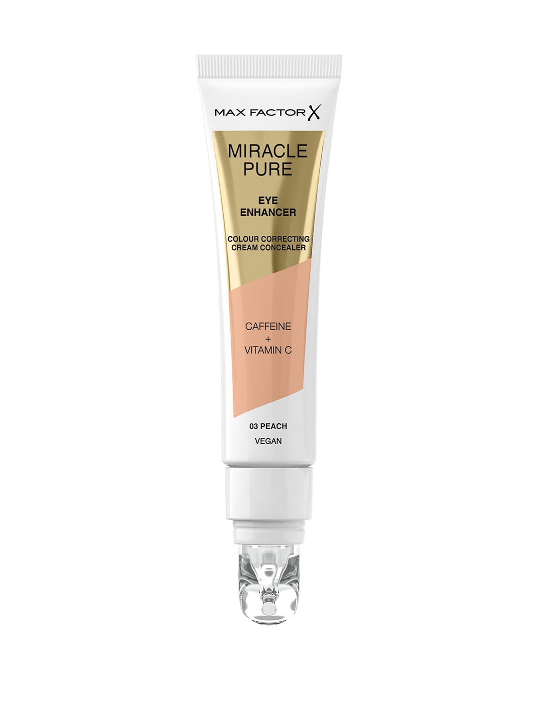 

Max Factor Miracle Pure Eye Enhancer Colour Correcting Cream Concealer 10 ml - Peach 03, Beige