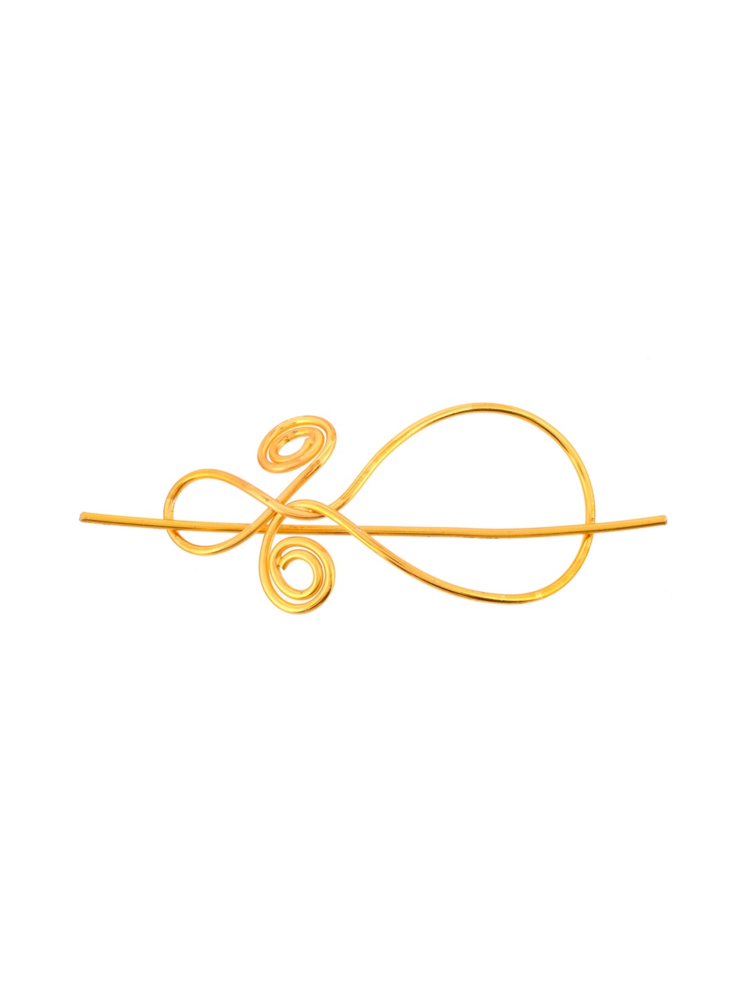 

Silvermerc Designs Gold-Plated Bun Pin