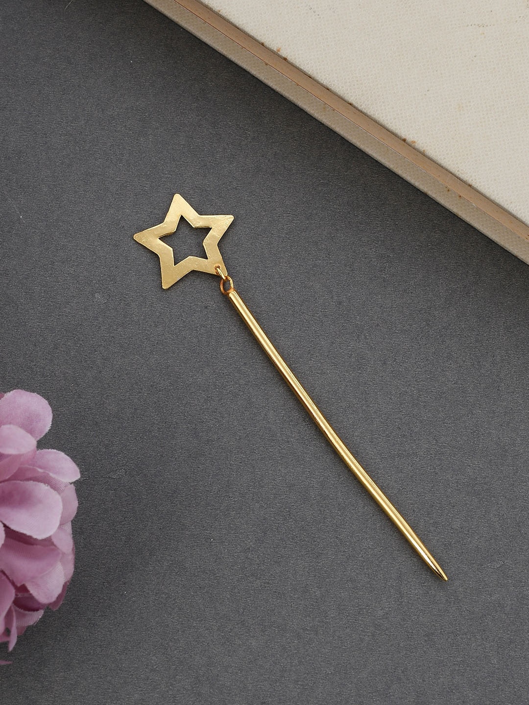 

Silvermerc Designs Gold-Plated Bun Pin Head Jewellery