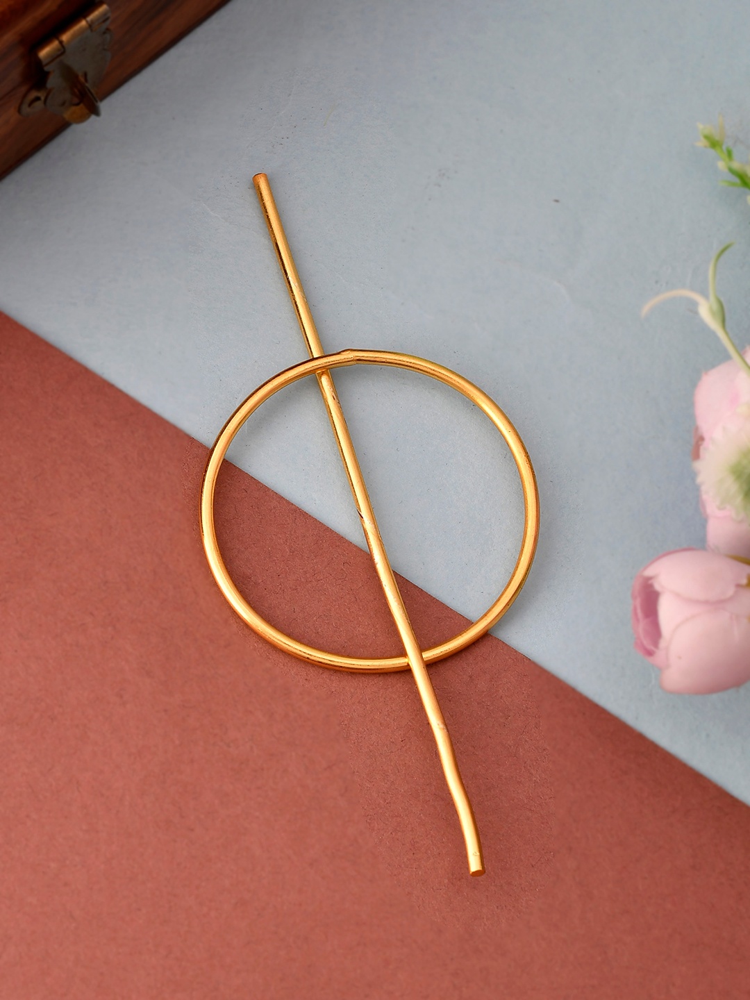 

Silvermerc Designs Gold-Plated Bun Pin Head Jewellery