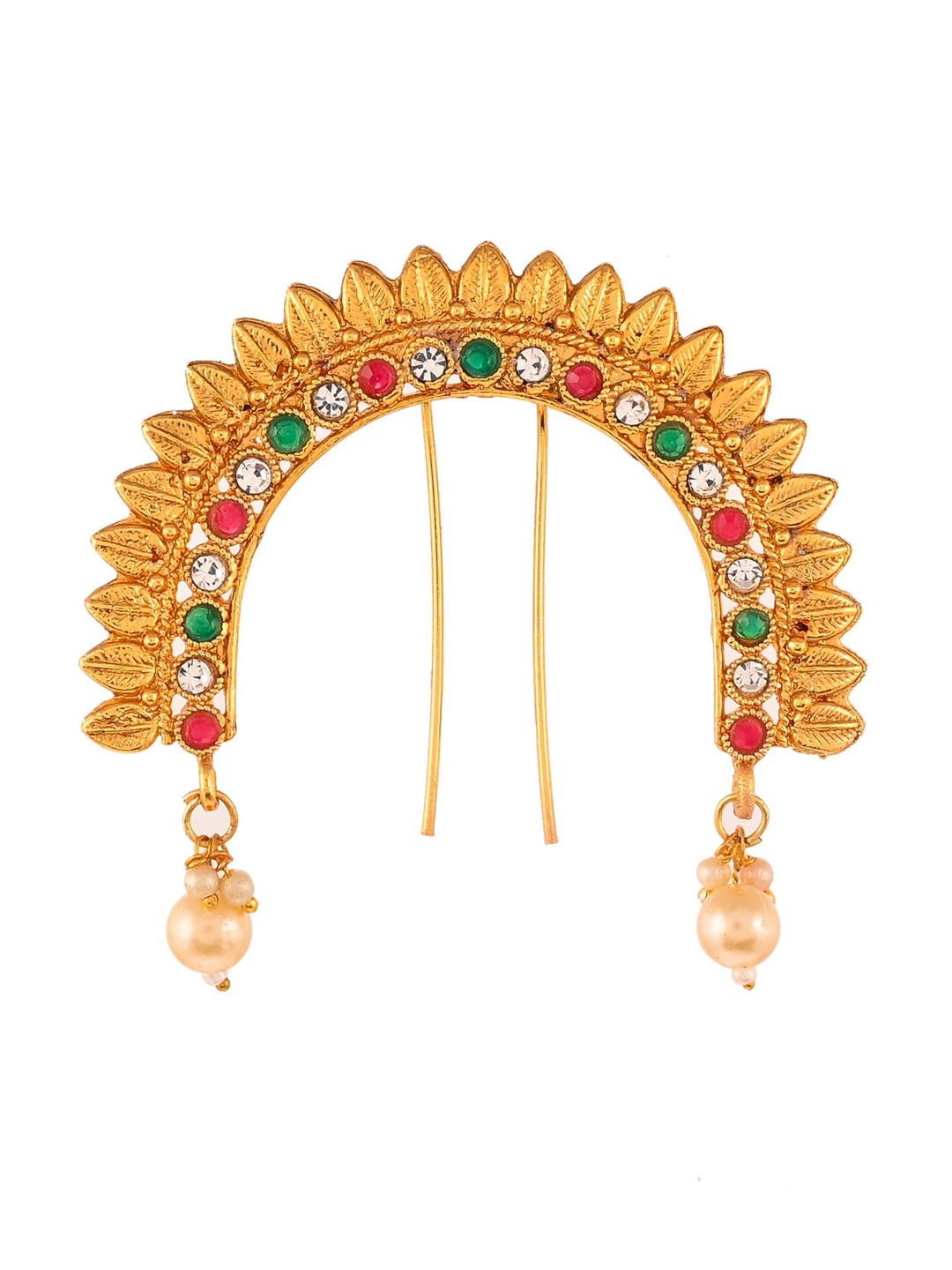 

Silvermerc Designs Gold-Plated Bun Pin Head Jewellery