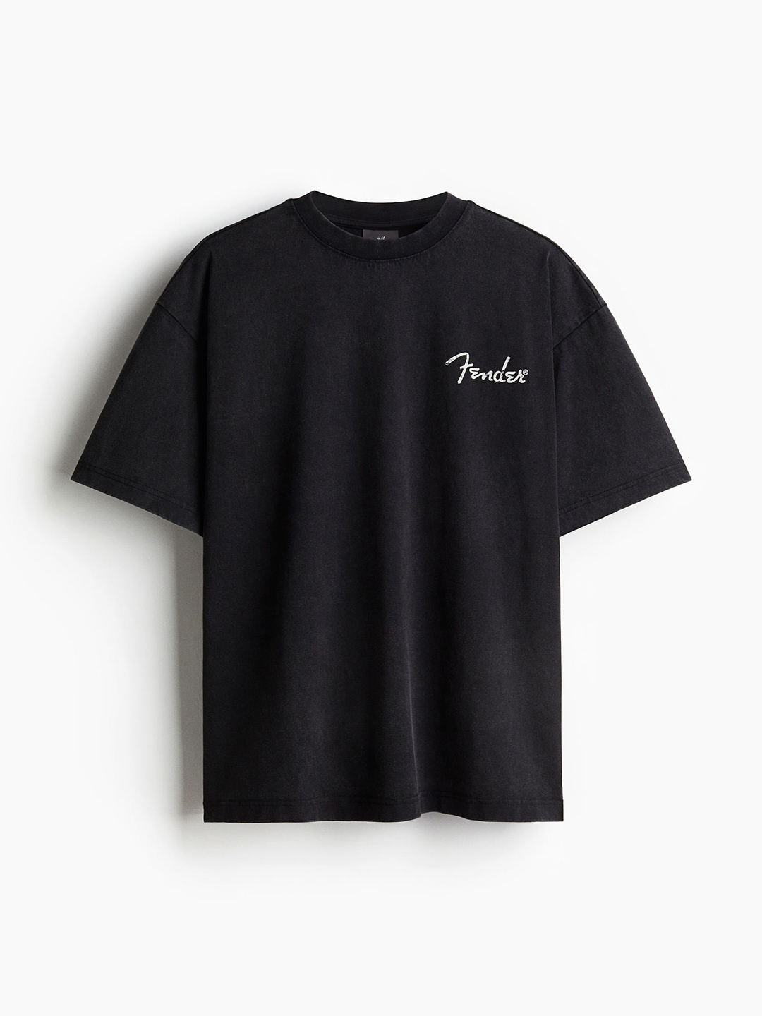 

H&M Men Pure Cotton Oversized Fit T-shirt, Black