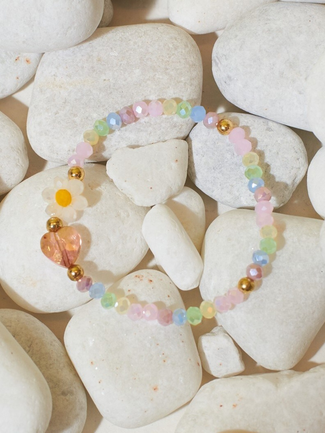 

DressBerry White Beaded Wraparound Bracelet