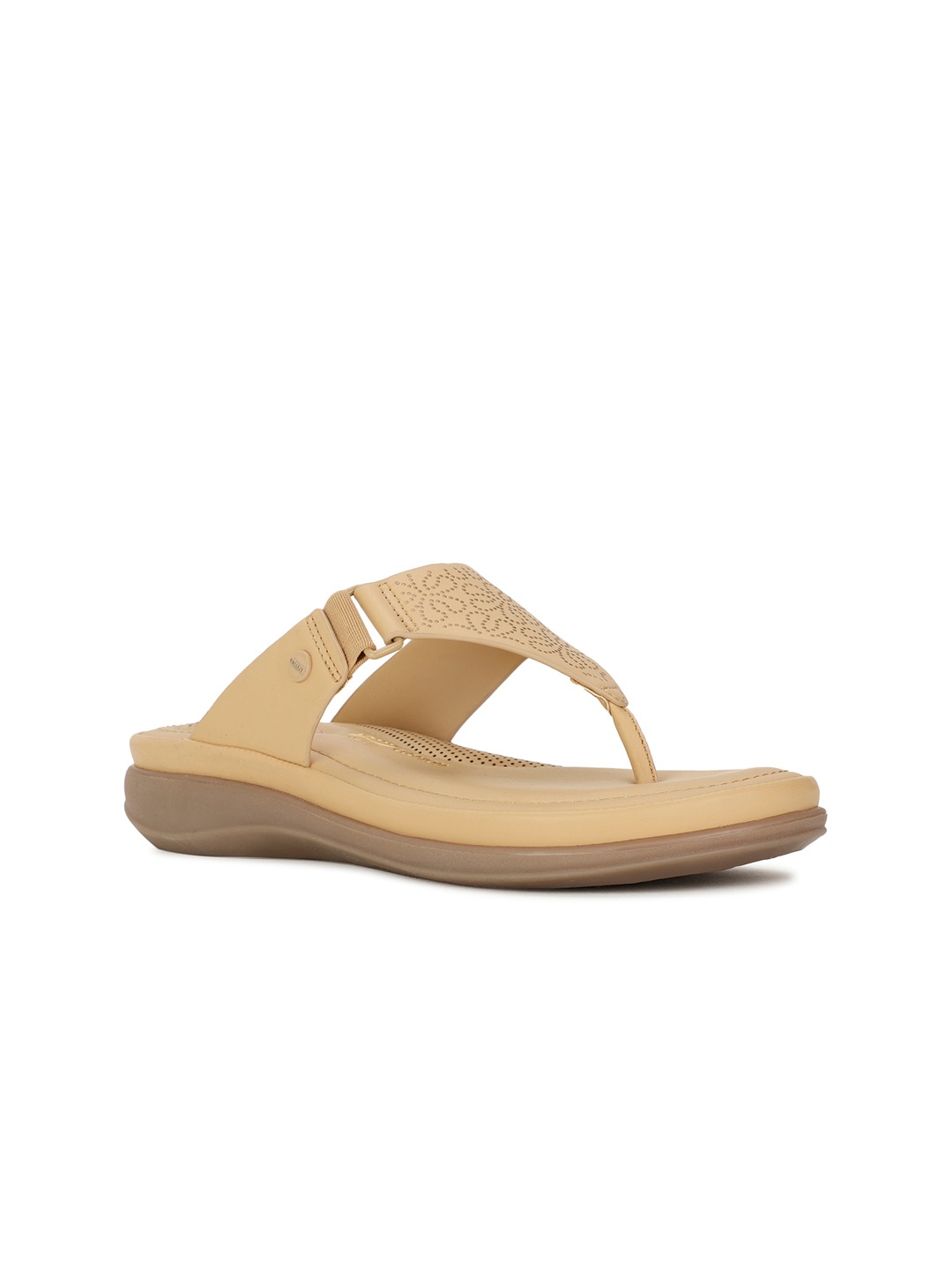 

Floatz Embellished Open Toe Flats, Beige