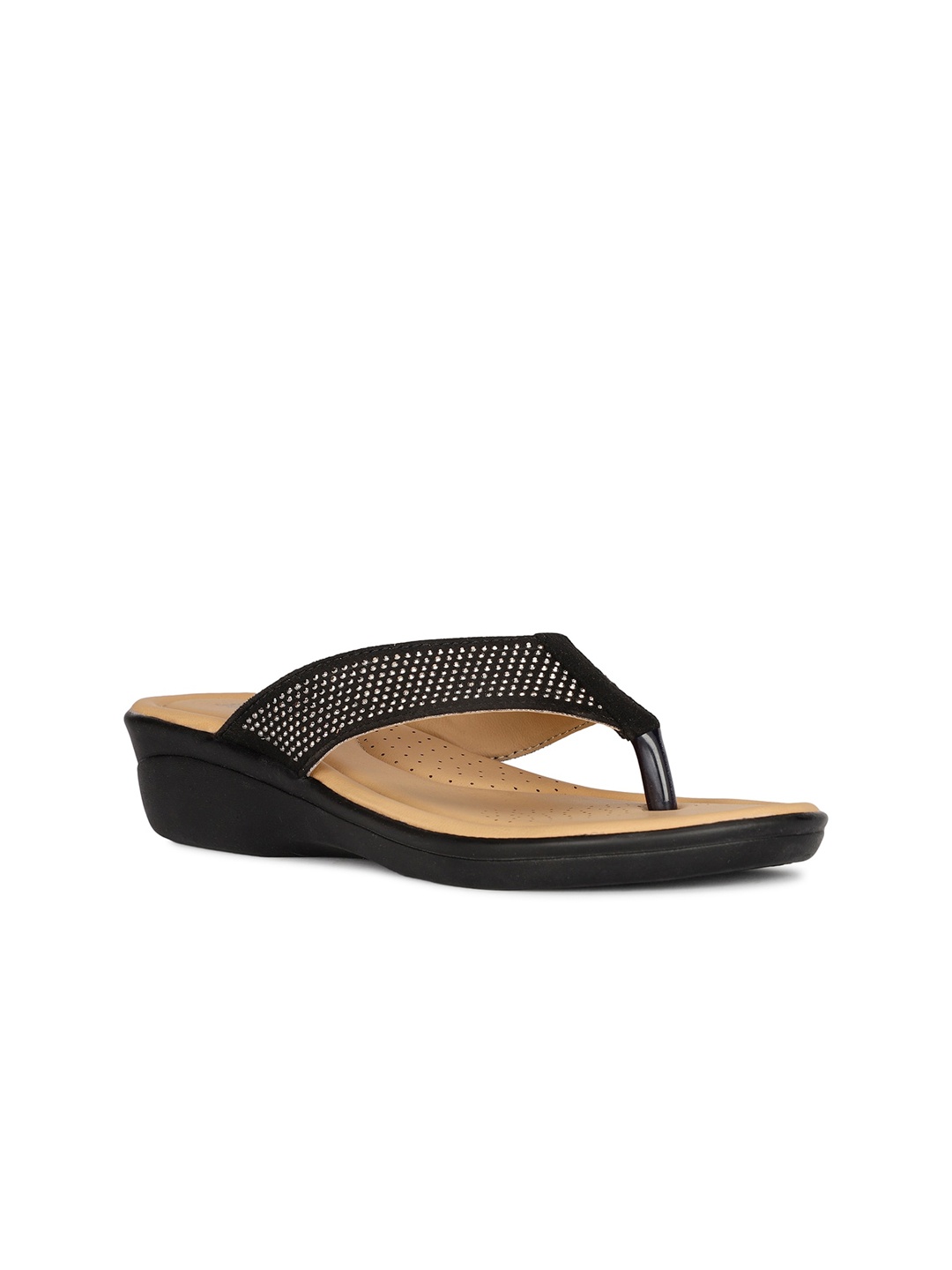 

Bata Embellished Comfort Heels, Black