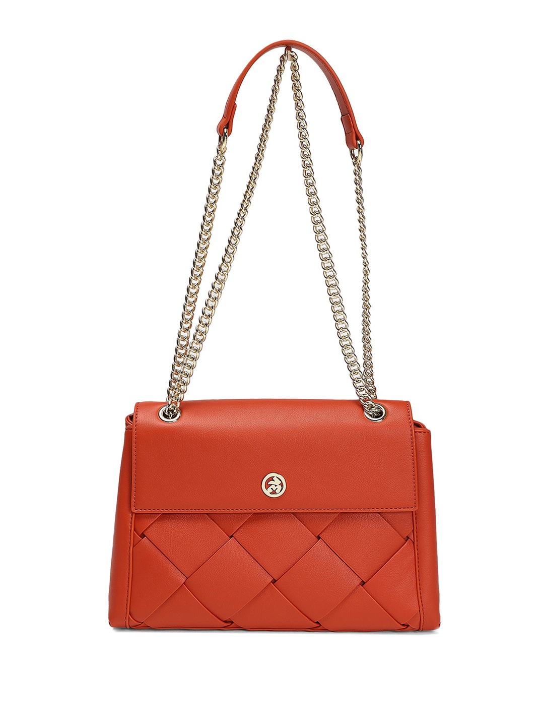 

Label Ritu Kumar Textured Shoulder Bag, Orange