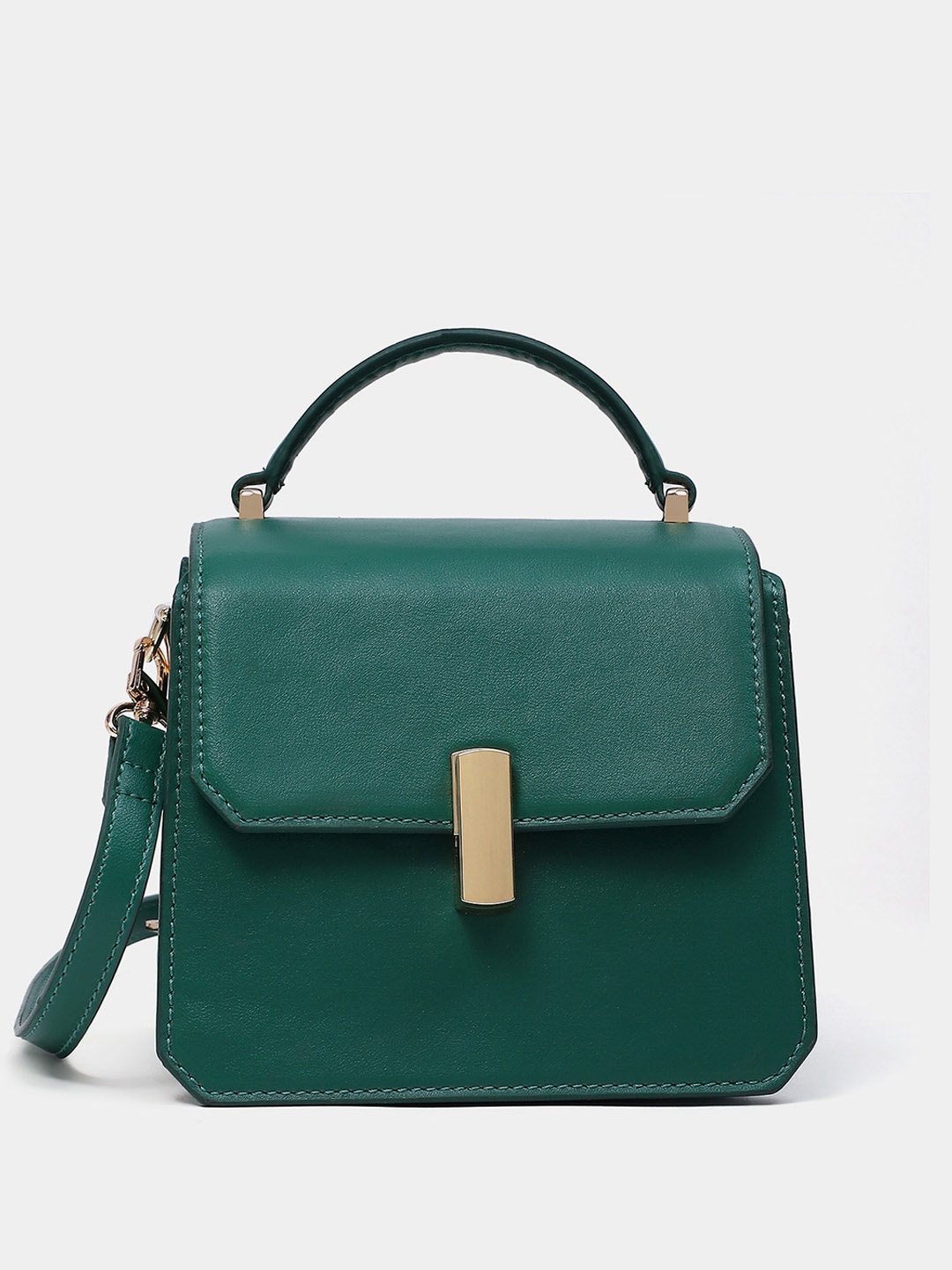 

Label Ritu Kumar Structured Satchel Bag, Green